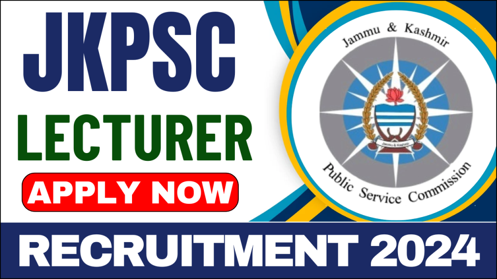 JKPSC Lecturer Recruitment 2024