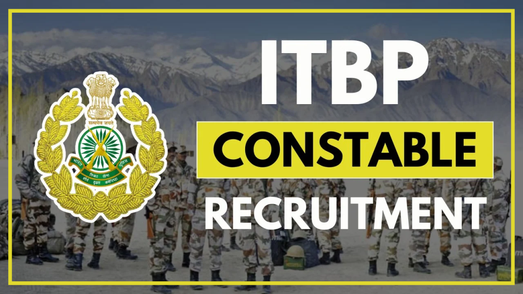 ITBP Constable Recruitment 2024